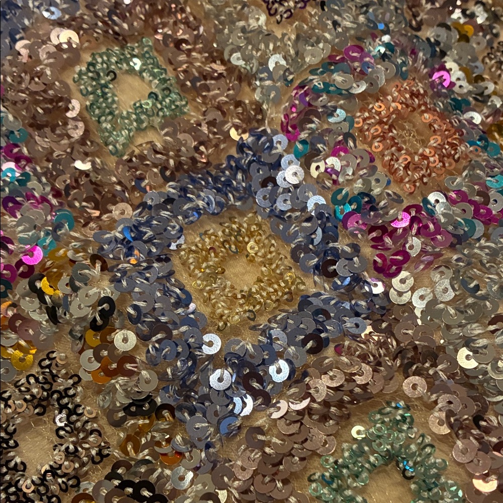Oversized Sequin Open Cardigan - Picture 6 of 16